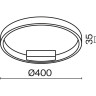 Потолочный светильник MAYTONI RIM MOD058CL-L35WK